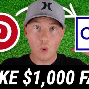 Make $1,000 Your FIRST Month With Clickbank & Pinterest (Doing Nothing)
