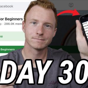 I Tried Affiliate Marketing On Facebook For 30 Days