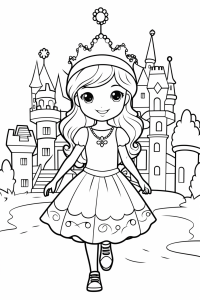 Kawaii_princess_going_to_an_amusement_park_outline